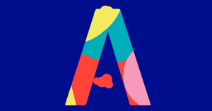Animakooli suur värviline logo
